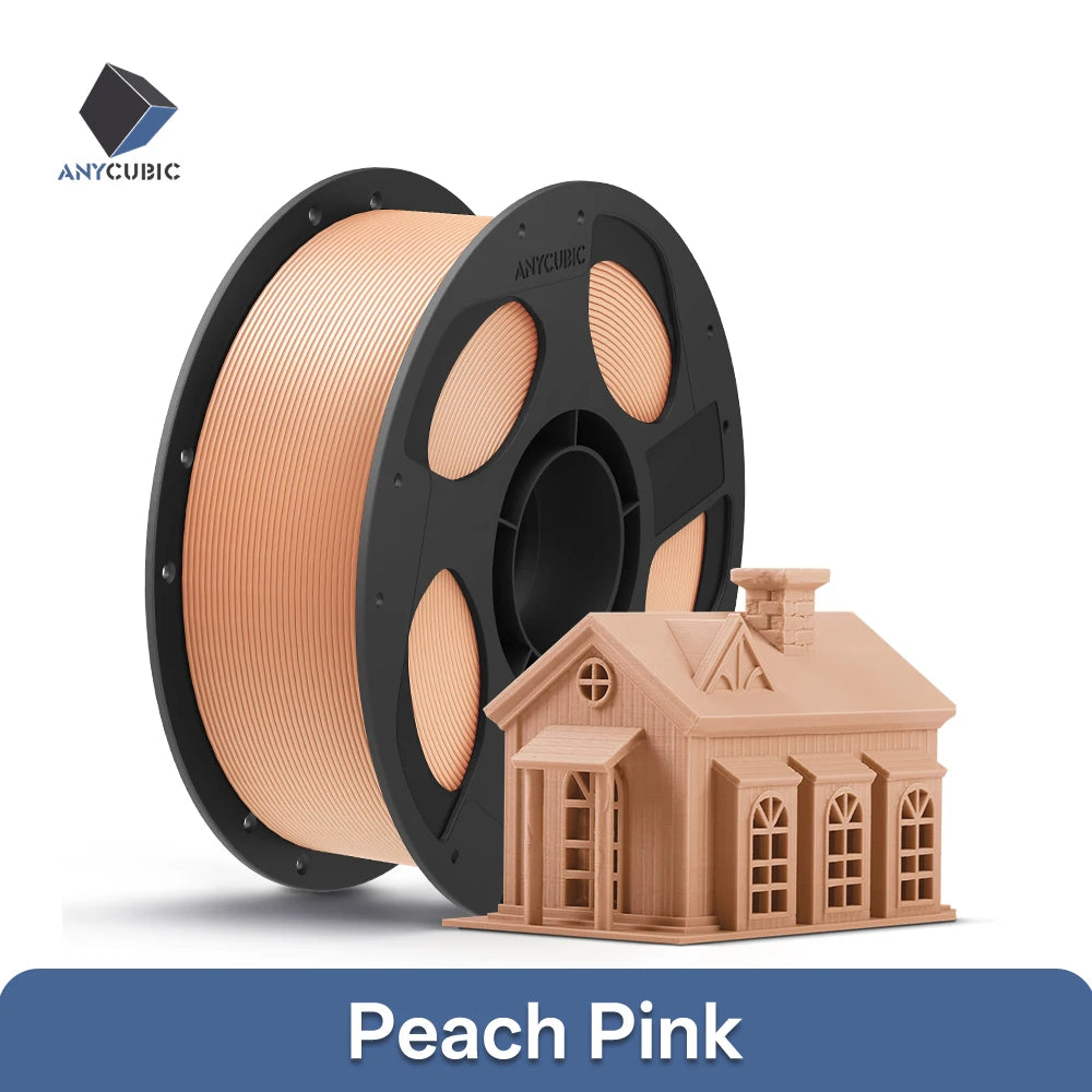 ANYCUBIC PLA+ 3D Printer Filament 1.75mm 1KG/Roll High Precision Pla Plus 3D Printing Material Plastic Rubber Consumables