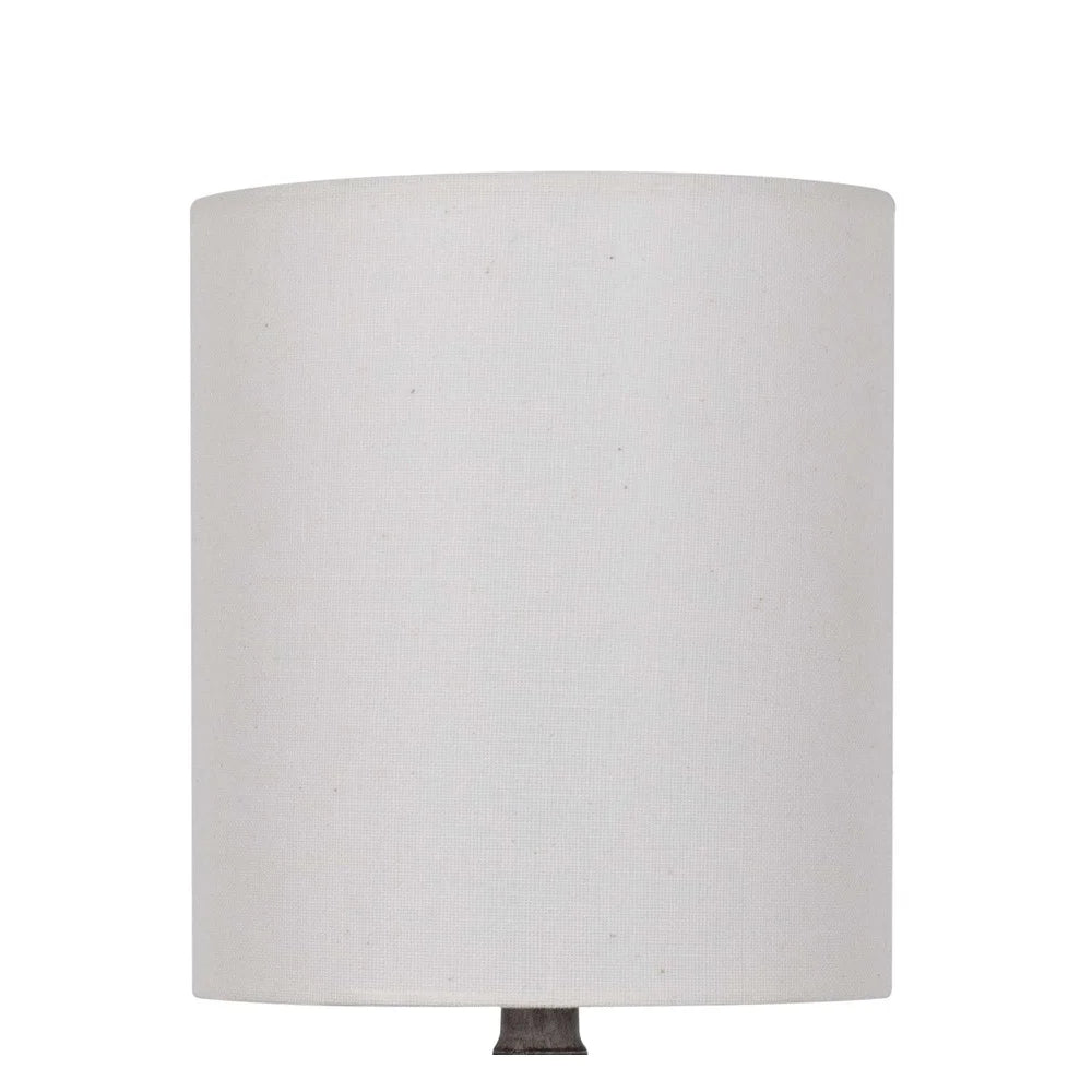 Mini Lamp Weathered Wood Finish Home Office Desk Table Light Easy On Off Switch Ideal Living Room Bedroom Kitchen