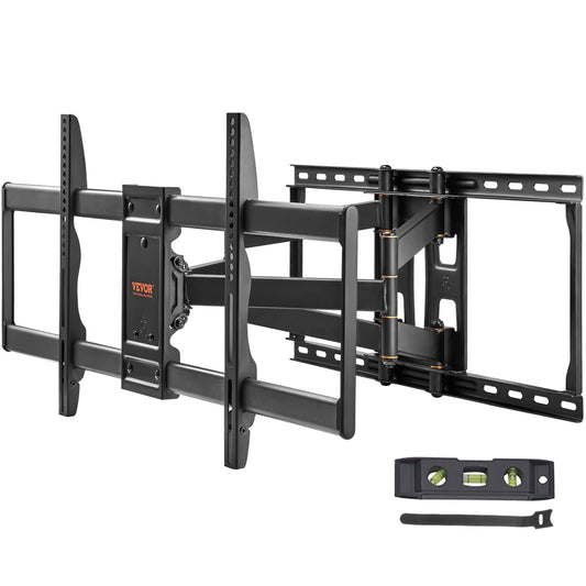 VEVOR Full Motion TV Mount Fit for Most 26-90in TVs Swivel Tilt Horizontal Adjustment TV Wall Mount Bracket W/ Articulating Arms
