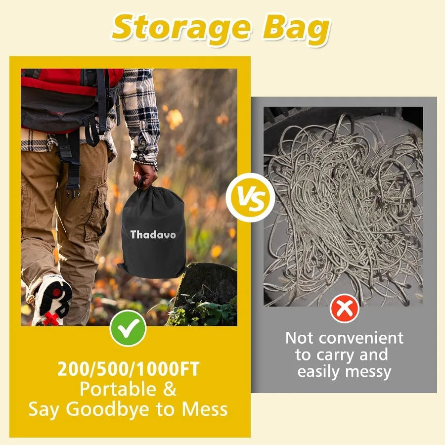 Reflective Paracord Rope 850Ib 50 100 200 500 1000ft 4MM 11 Strand para Cords Lanyard Utility Parachute Cord for Tent Camping H