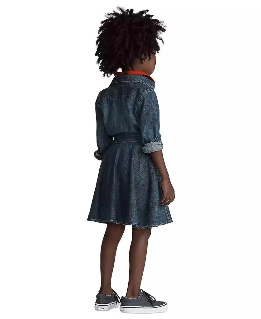 Polo Ralph Lauren | Toddler and Little Girls Belted Cotton Chino Shirtdress