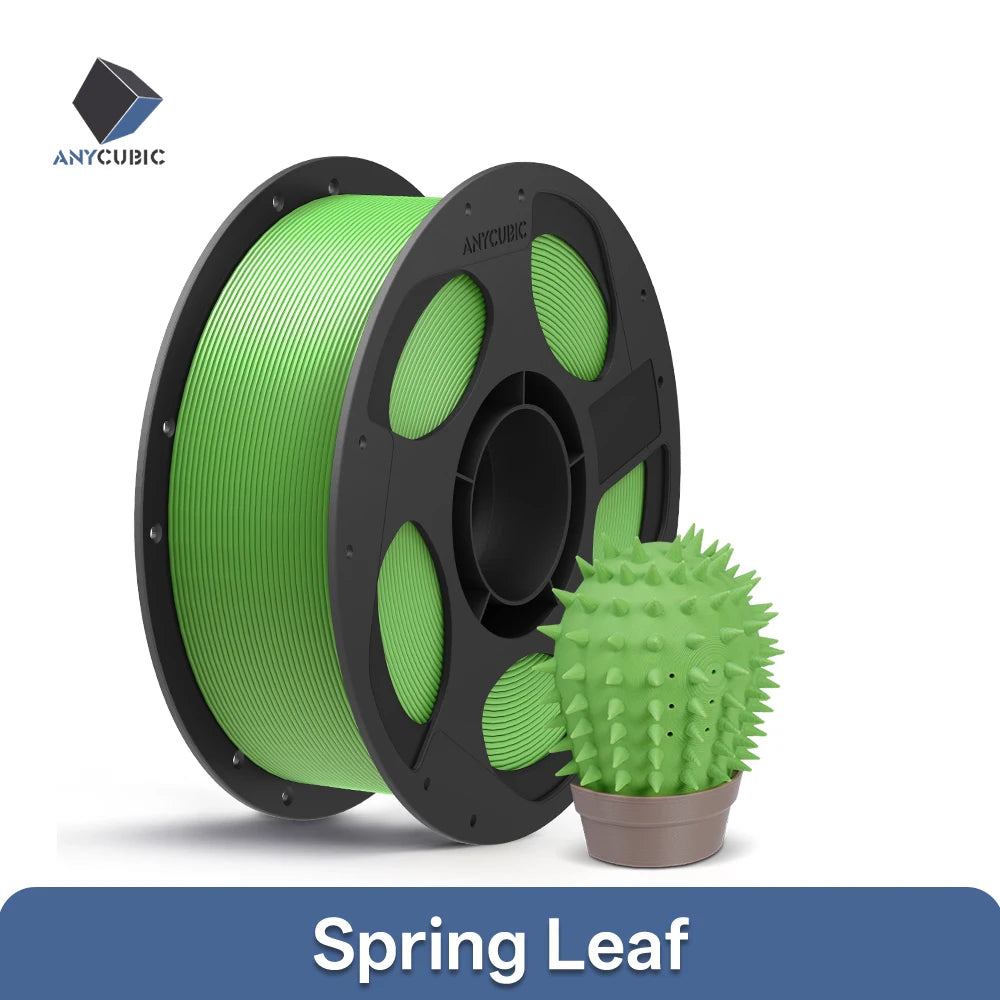 ANYCUBIC PLA+ 3D Printer Filament 1.75mm 1KG/Roll High Precision Pla Plus 3D Printing Material Plastic Rubber Consumables