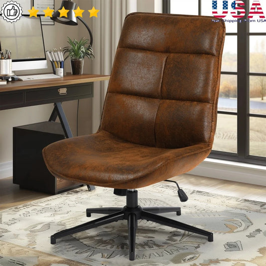 Adjustable Office Chair with 15° Tilt Comfortable Swivel Seat Modern Design Home and Office Use