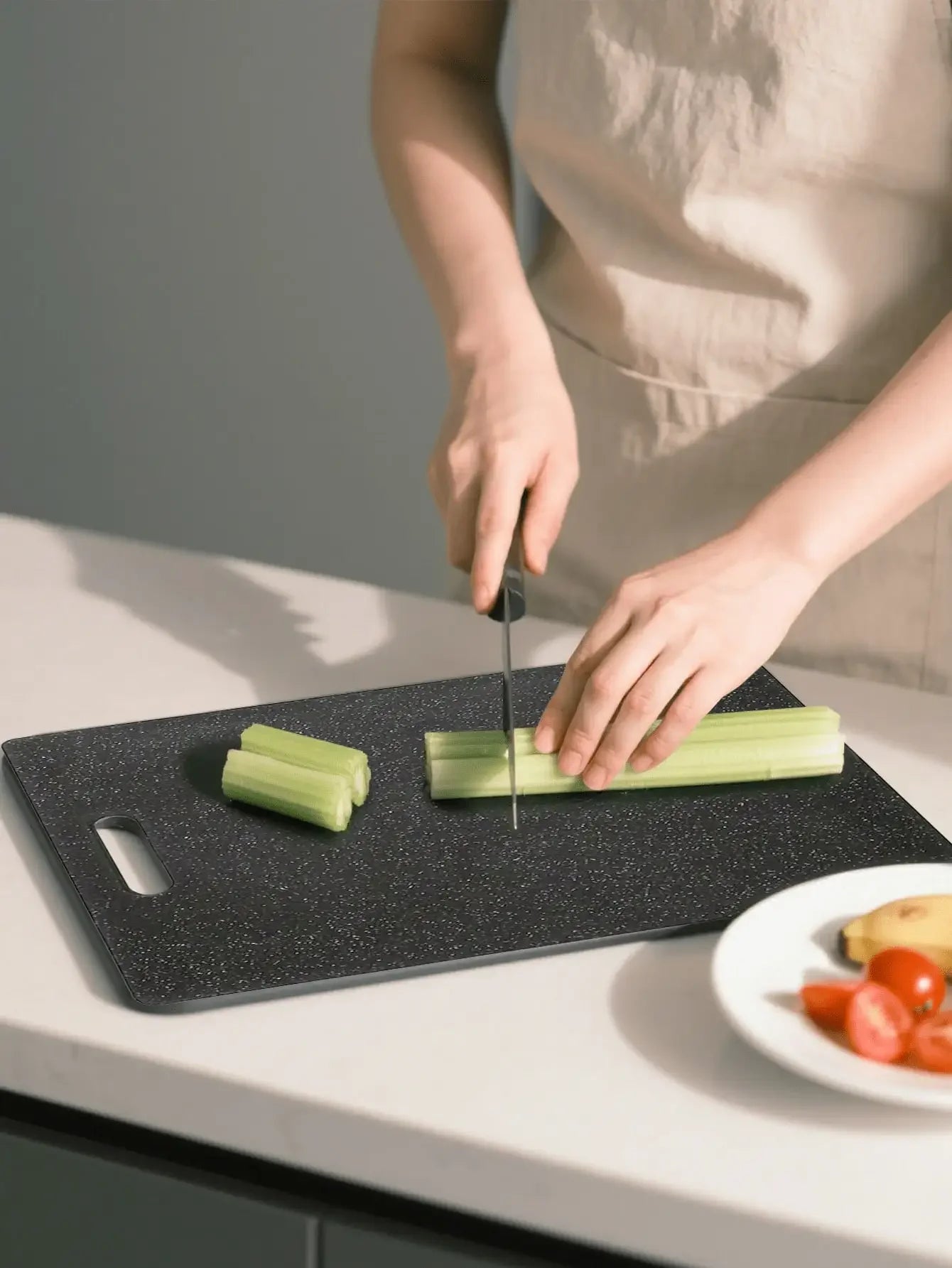 1/3PCS Marble Cutting Board Set, Household Fruit Cutting Board, Children's Food Cutting Board, Raw And Cooked Separation Cutting Board, Kitchen Food Cutting Board