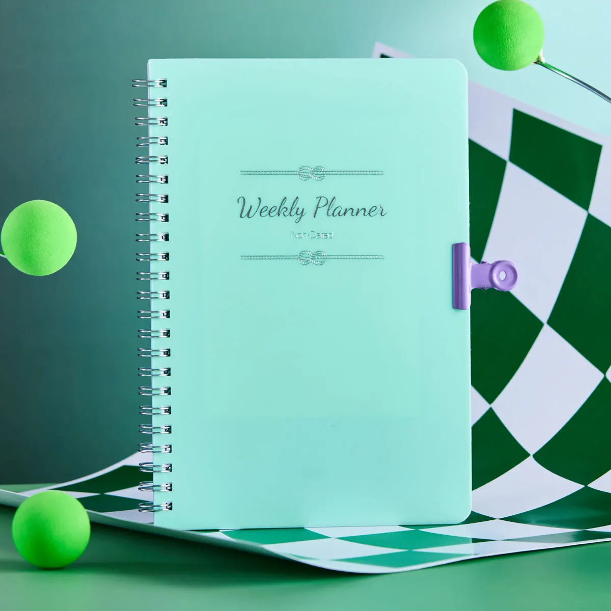Planner Schedule Agenda Efficiency Notebook Daily Weekly Monthly Diary Journal for Students School Office Stationery Supplies