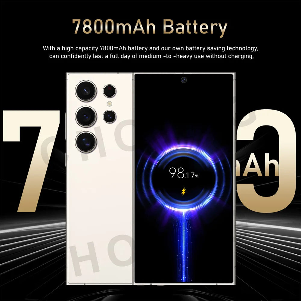 Magnetic Case For Original Cellphones SMS 24 Ultra 5G Dual Sim Smartphone Cases For Android 14 Cell Mobile Phone 22GB+2TB Cover