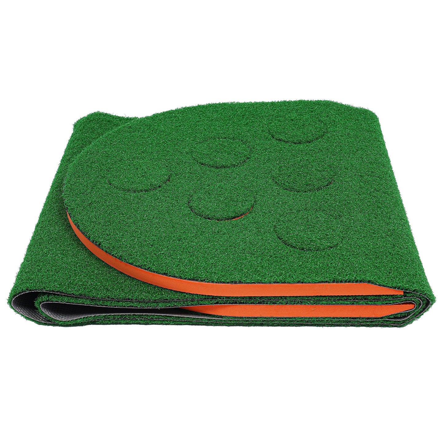 Foldable Golf Putting Mat with 2 Clubs 2 Balls Mini Golf Putting Practice Mat Durable Golf Training Pad Golf Pong Putting Game S