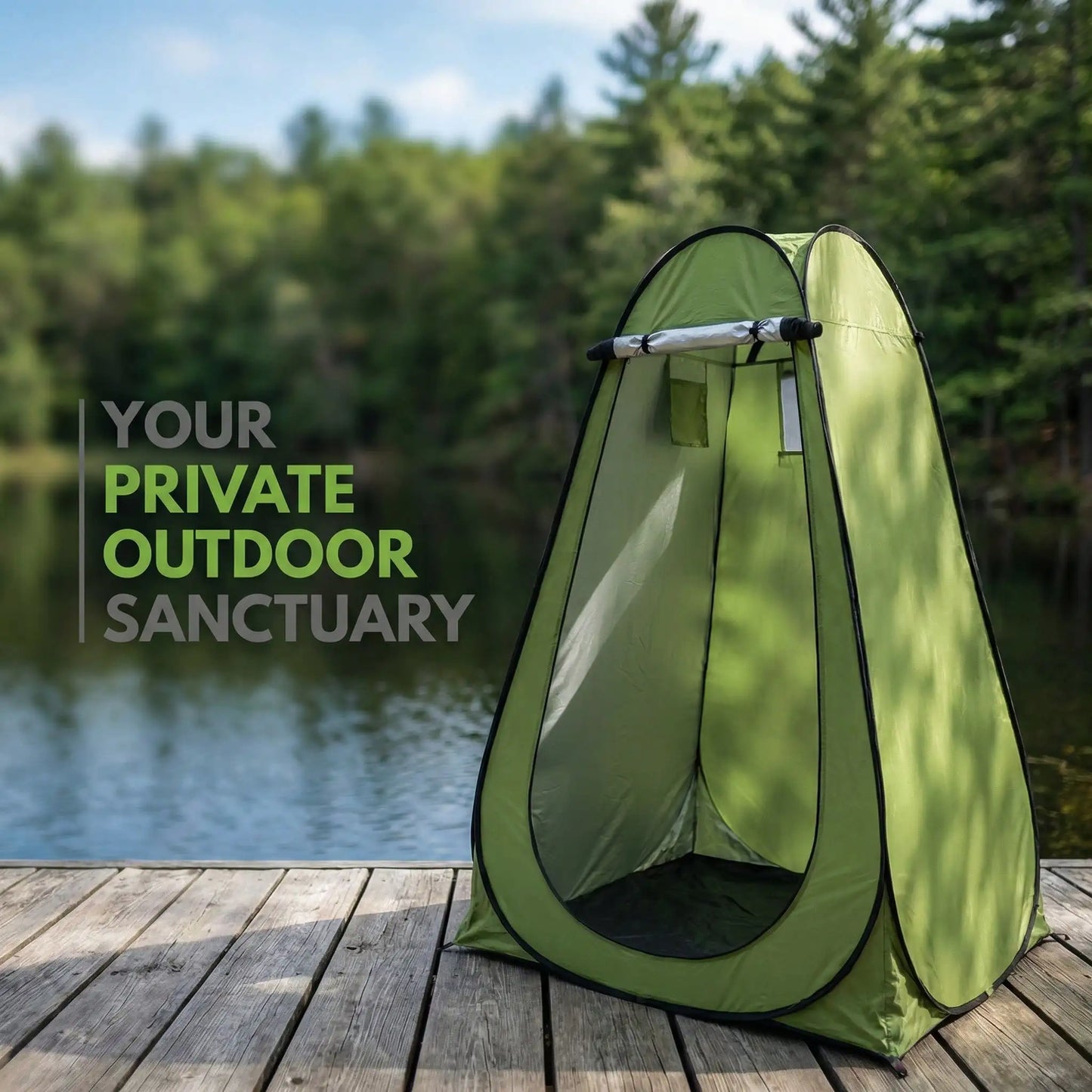 Multi-Use Pop Up Privacy Tent Portable Outdoor Changing Room For Camping Festival Hiking Shower Shelter