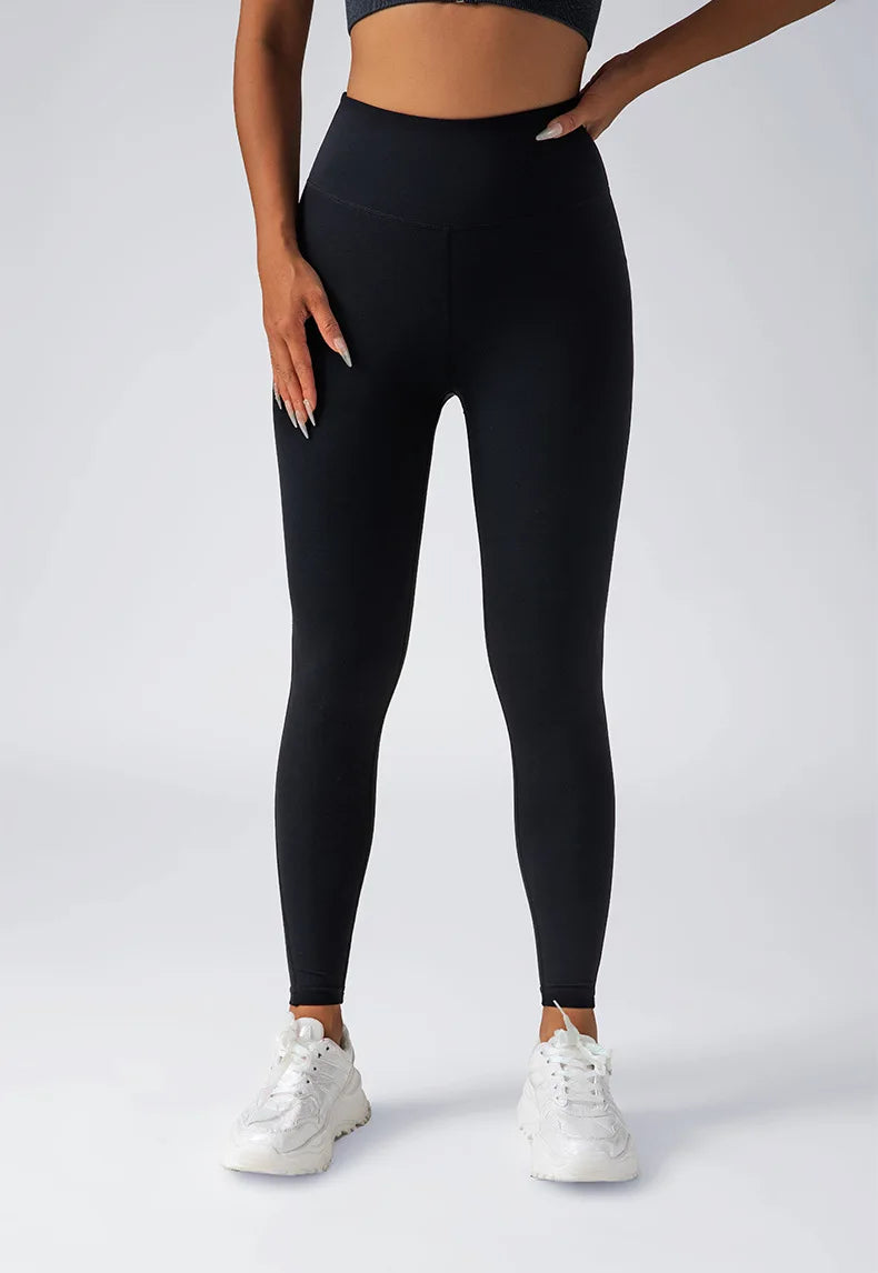 US Local Women's High Waist Yoga Pants Leggings With Pockets,High Waist Tummy Control Non-See Through Workout Pants