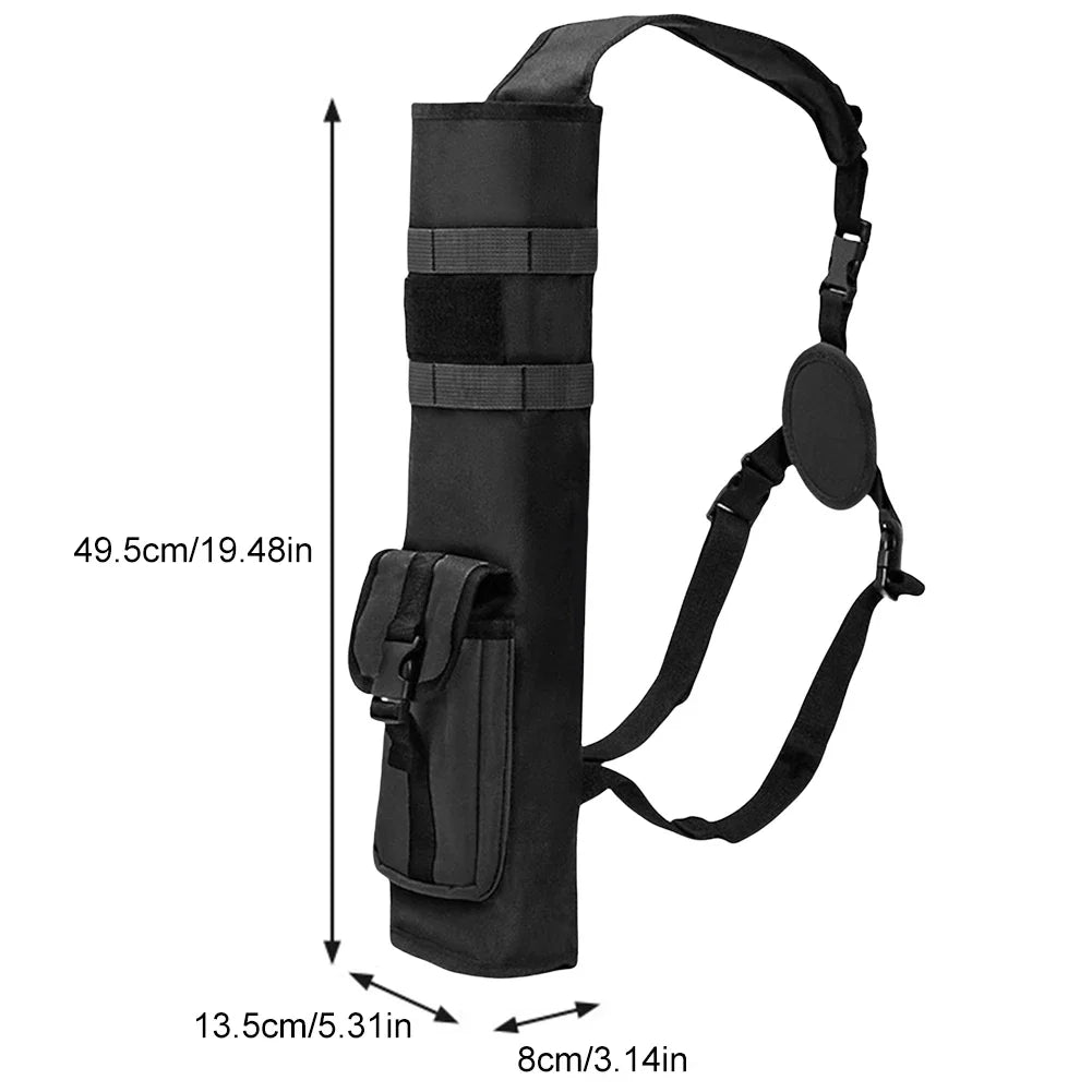 Archery Arrow Quiver Holder Adjustable Waist Hanged Carry Bag Arrow Holder for Arrows Bow Hunting and Target Practicing  Рогатка