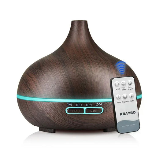 Diffuser For Home Remote control automatic fragrance machine wood grain humidifier aromatherapy essential oil diffuser 2025
