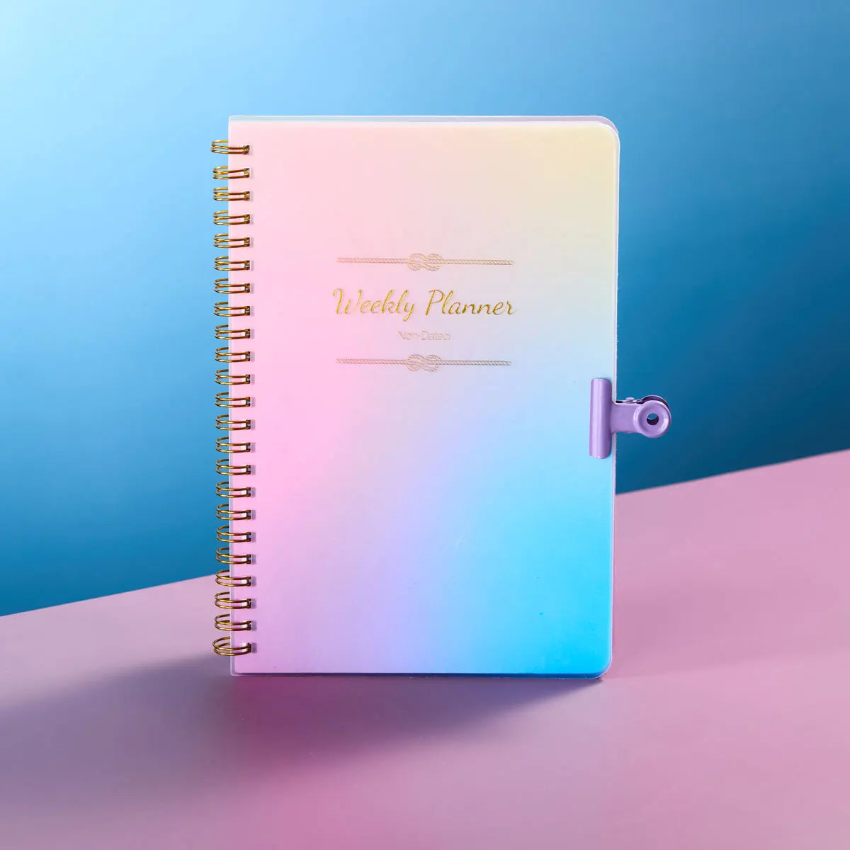 Planner Schedule Agenda Efficiency Notebook Daily Weekly Monthly Diary Journal for Students School Office Stationery Supplies