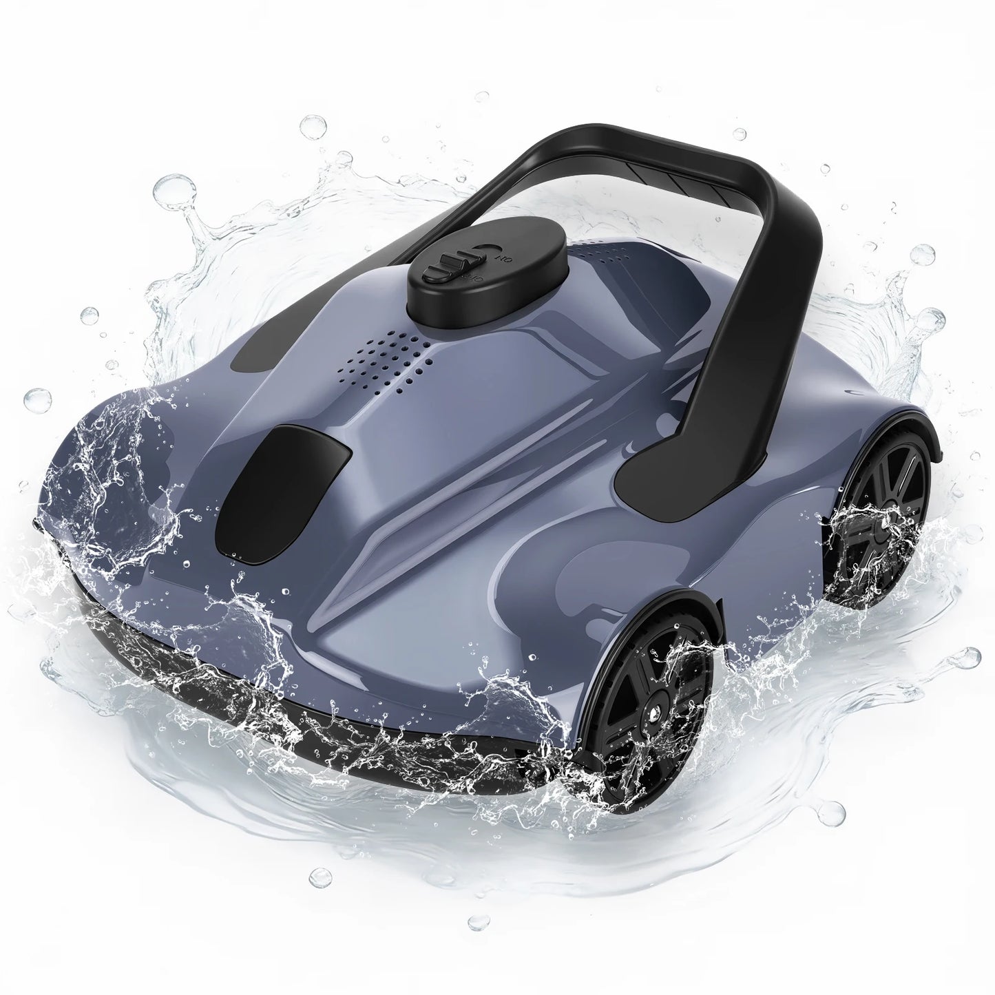 Cordless Robotic Pool Suction Cleaner – 130-Min Runtime, Powerful 5200mAh Battery, Self-Parking, Efficient Filtration, Lightweight & Portable Automatic Sweeper For Pools up to 860 Sq.Ft