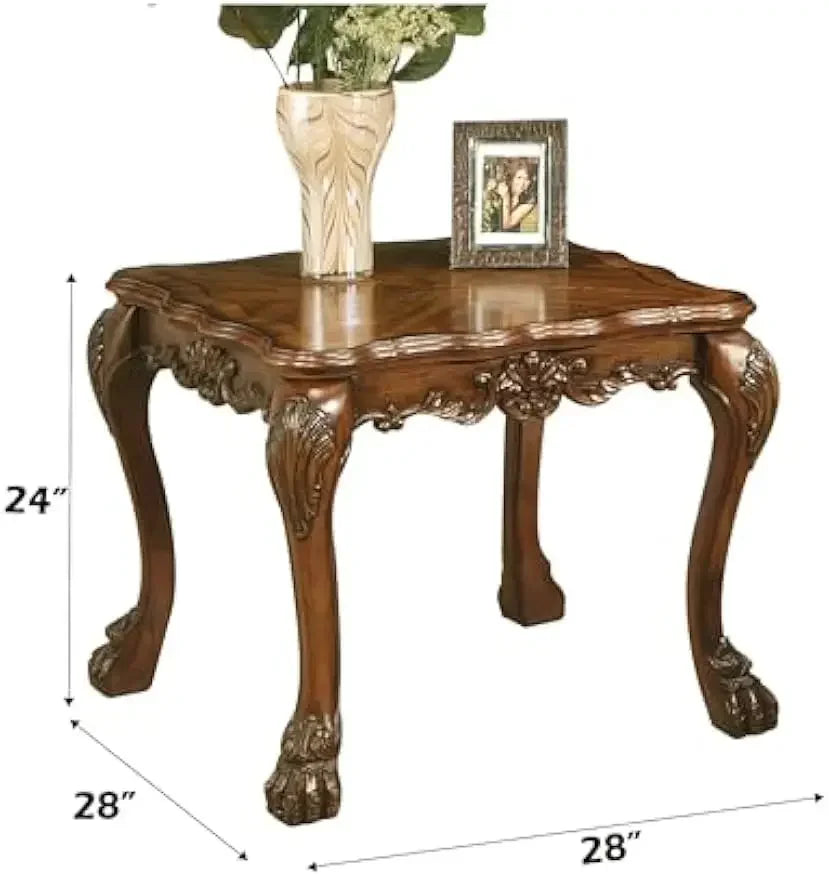 Dresden End Table - 12166 - Cherry Oak