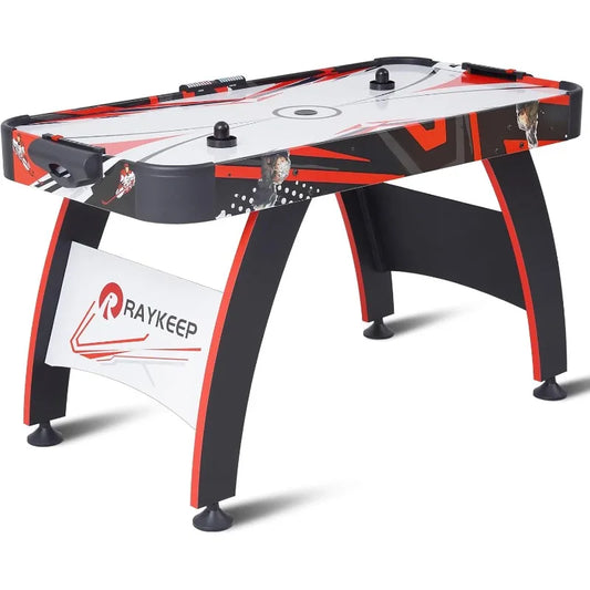 Air Hockey Table, Indoor Hockey Arcade Game Table with w/2 Pucks, 2 Pushers, LED Scoreboard, Powerful 12V Motor