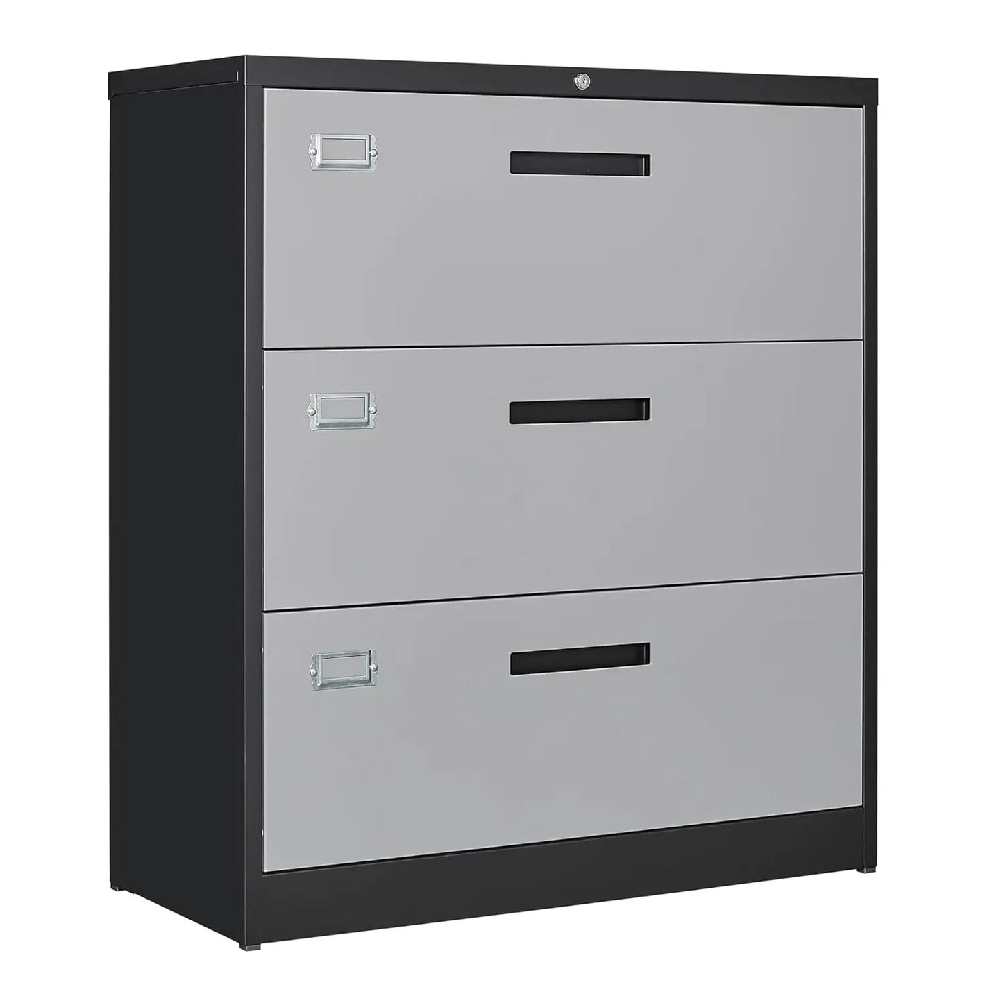 Lateral 3 Drawer File Cabinets with Lock, Metal Filing Storage Vertical Cabinets,Home Office Furniture for, Customized