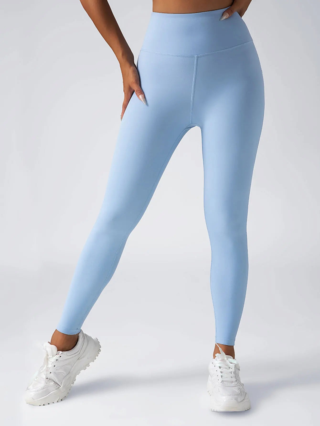 US Local Women's High Waist Yoga Pants Leggings With Pockets,High Waist Tummy Control Non-See Through Workout Pants