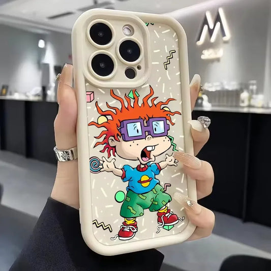 Funny Cartoon Phone Case for IPhone 16 15 14 13 12 11 Pro Max 16 XS X  Plus Soft TPU Back Cover
