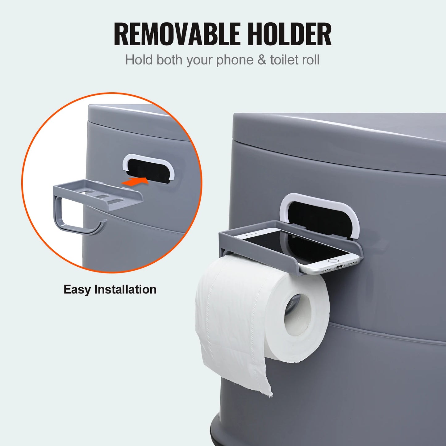 SucceBuy Portable Toilet for Camping Porta Potty with 1.3G Detachable Inner Bucket TravelToilet for OutdoorCamping LongRoad Trip