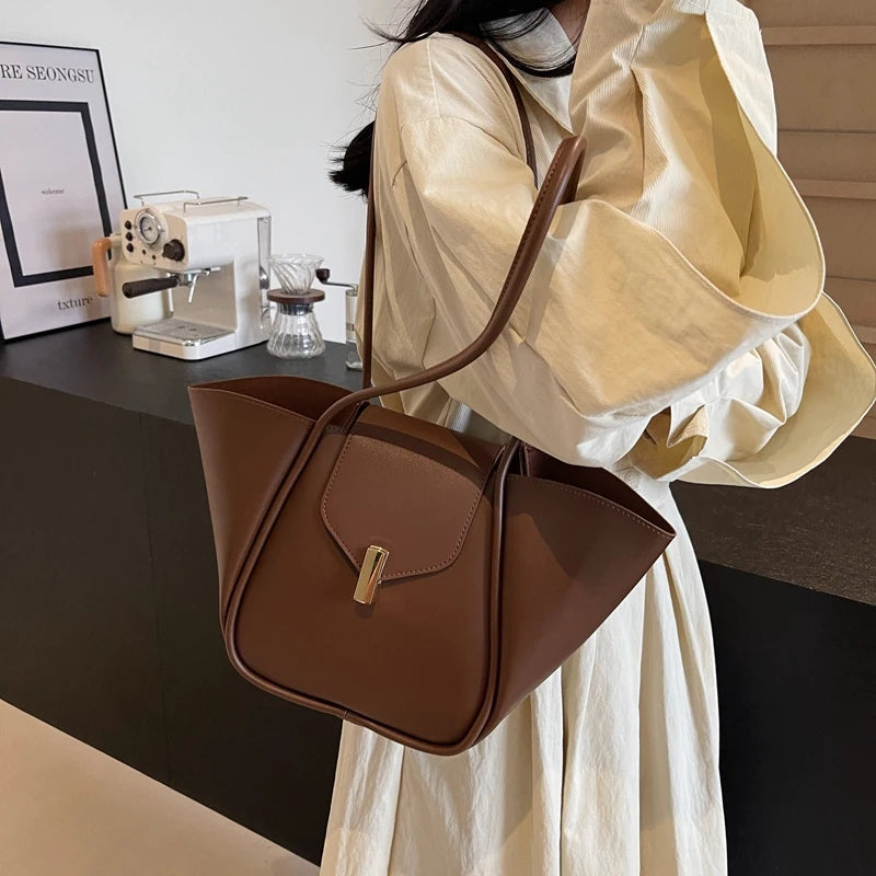 Women Fashion Shoulder Bag Large Capacity Luxury Tote Bag Adjustable Strap Work Handheld Bag Ladies Commute Bag