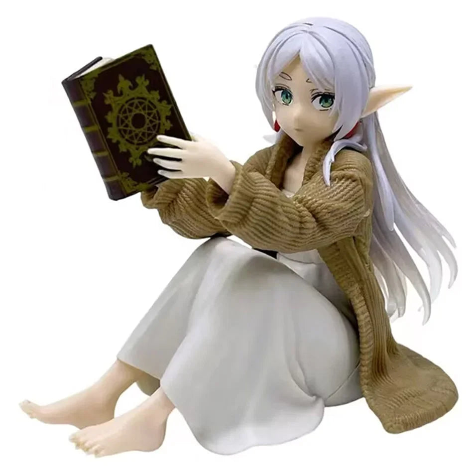 Frieren Beyond Journey's End Frieren Anime Figure Desktop Cute  no night-suit Frieren Action Figure  Figurine Model Doll Toy