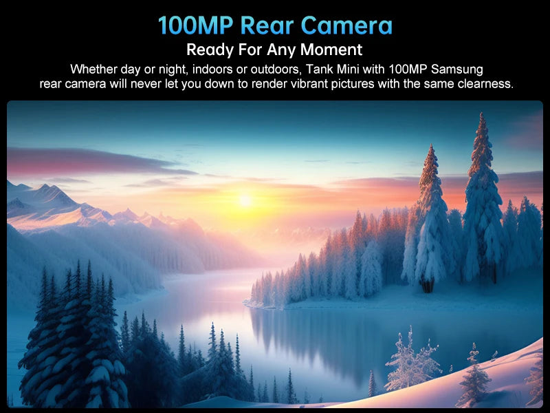 8849 Tank Mini Rugged Smartphone  4.3 inch 100MP Camera 256GB 16GB 5800mAh Android 13 CellphoneWaterproof Mobile Phone