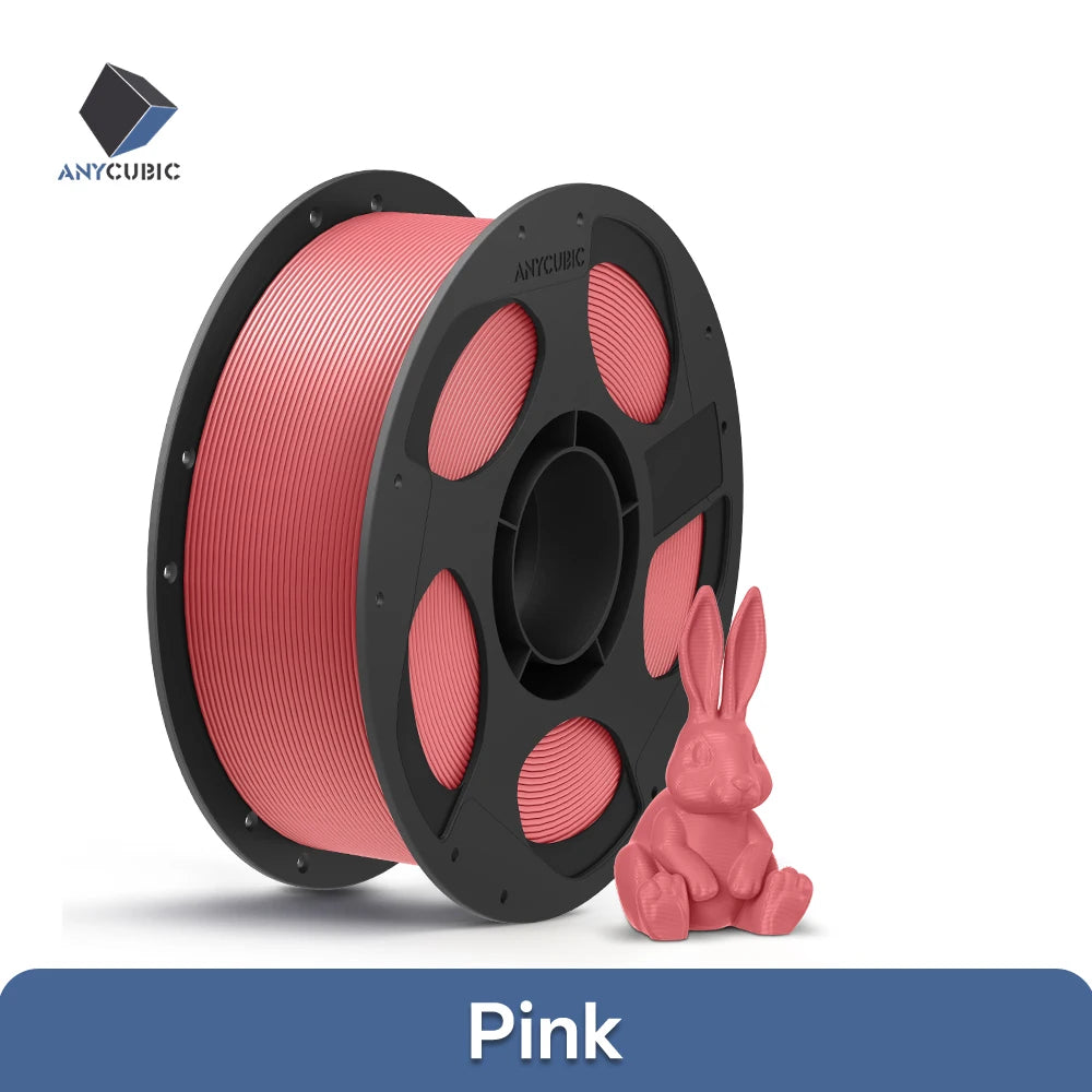 ANYCUBIC PLA+ 3D Printer Filament 1.75mm 1KG/Roll High Precision Pla Plus 3D Printing Material Plastic Rubber Consumables