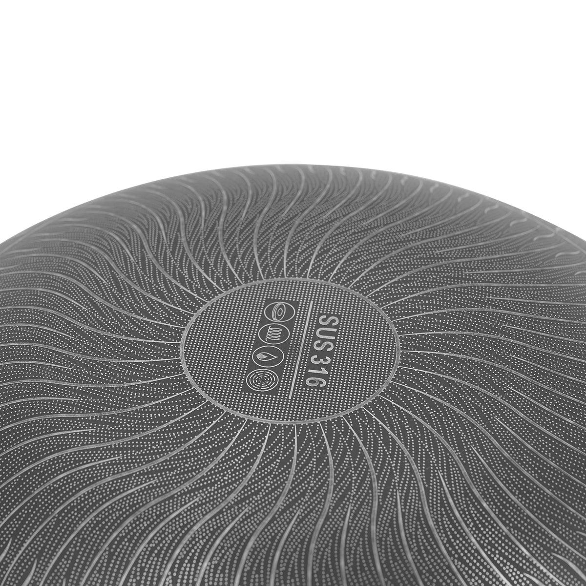 Stainless Steel Nonstick Wok Pan With Tempered Glass Lid For Most Stoves