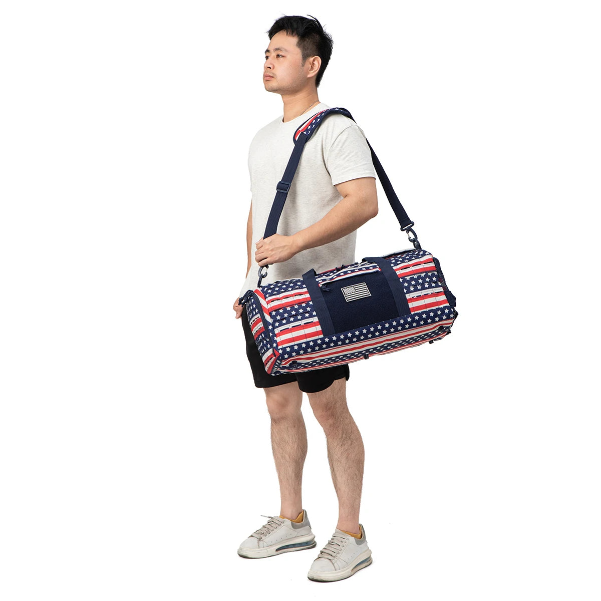 40L Sports Fitness Bag Tactical Travel Tote Men's Fitness Training Shoes Basketball Travel Bag Handy Luggage
