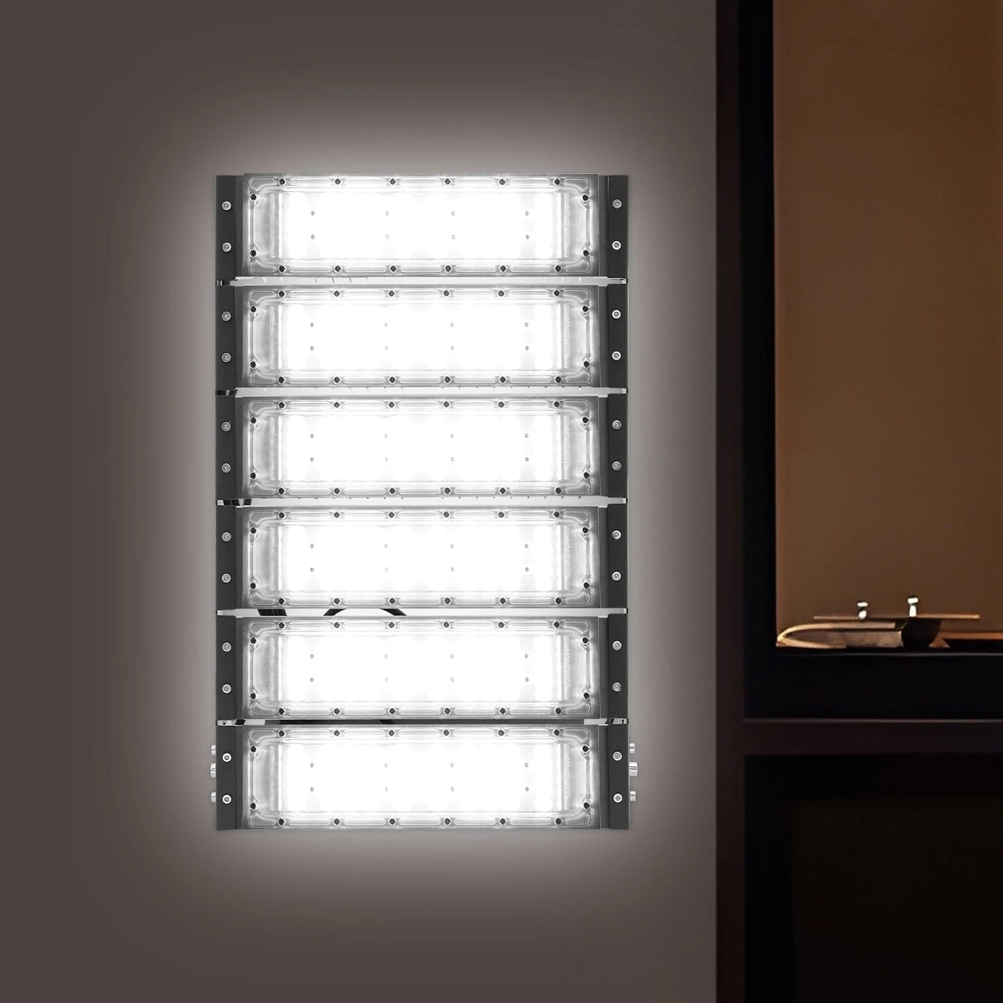 300w Outdoor Flood Light, LED Stadium Flood Light, Waterproof Flood Light for Lighting in Tunnels, Factories, Sports Fields