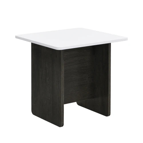 Modern Square Coffee Table Set of 2 for Living Room End Tables with Spacious Tops
