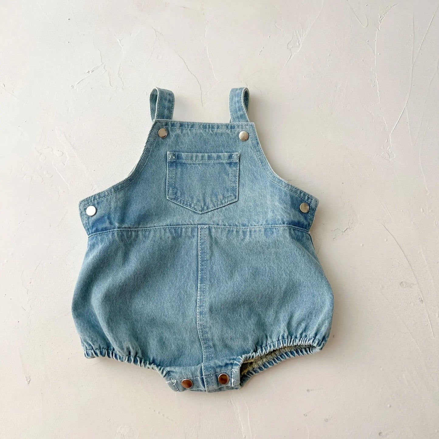 Spring and Autumn Newborn Infant Baby Boys and Girls Cowboy Sleeveless Rompers Kids Onepiece Fashion Baby Clothing