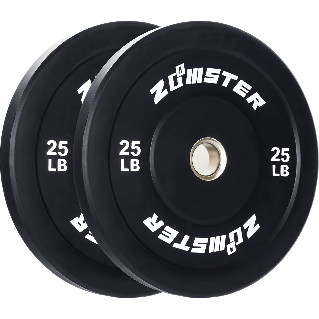 Olympic Weight Plates | Rubber Bumper Plates with Steel Insert for Strength Training and Weight Lifting, Multiple Options Available