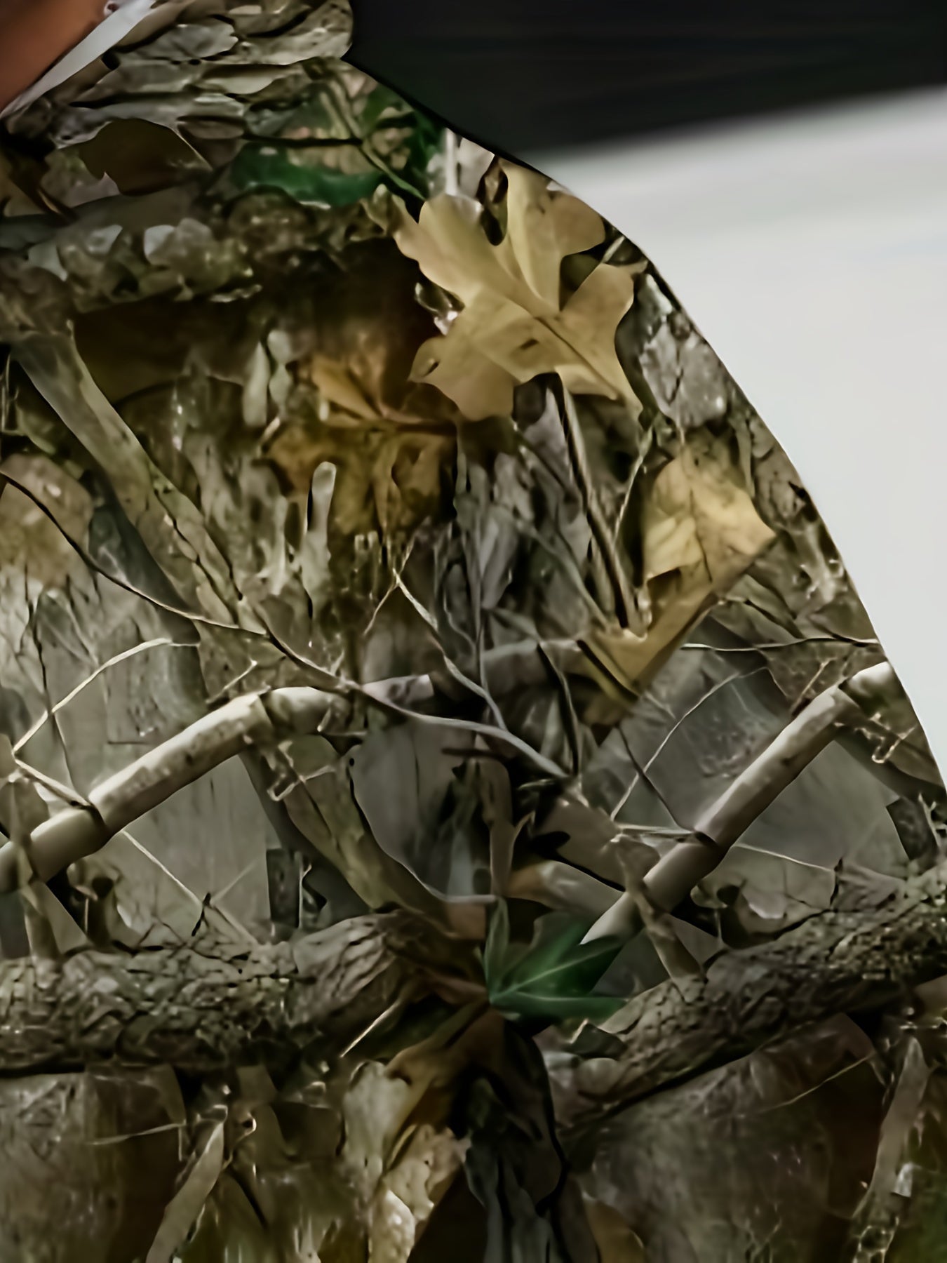 Men's Plus Size Camouflage Hoodie- 3D Forest Print, Long Sleeve, Casual Style, Machine Washable, Suitable for Outdoor and Indoor Wear, Versatile Clothing| Casual Style Hoodie| Machine Washable Fabric, Basic Hoodie, Plus Size