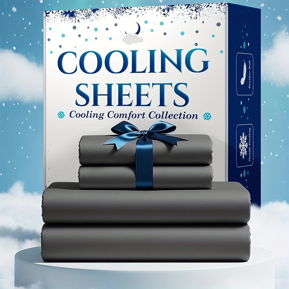 Extra Deep Pocket King Sheets - 4pcs Breathable & Cooling Bed Sheet Set, Hotel Luxury, Soft Wrinkle-Free for Extra Deep Mattresses