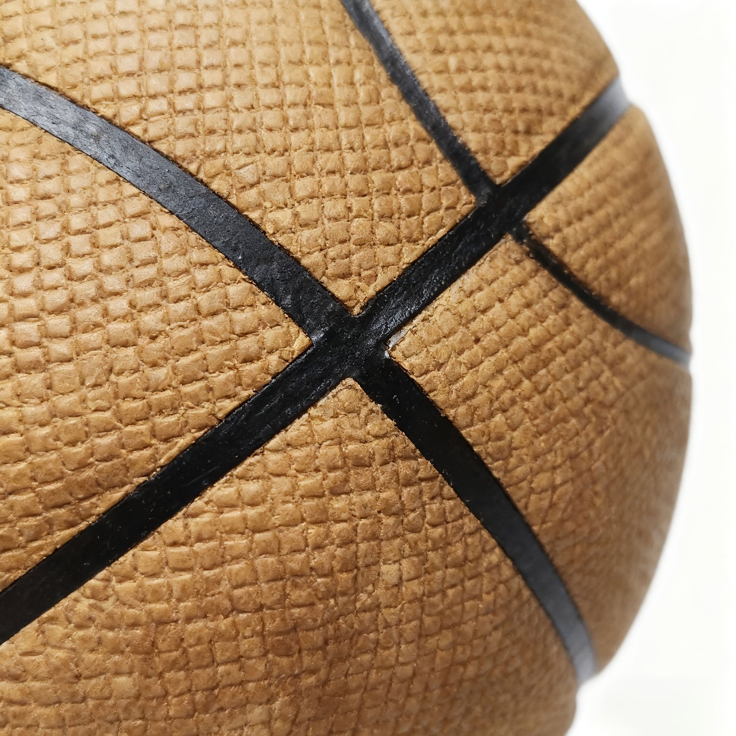 Slam Dunk Series, Brown Basketball, Cross-Textured Surface, Excellent Anti-Slip And Shock-Absorbing Performance, Suitable for Indoor And Outdoor Training And Competition, Premium Sports Equipment, Moisture-Wicking And Sweat-E