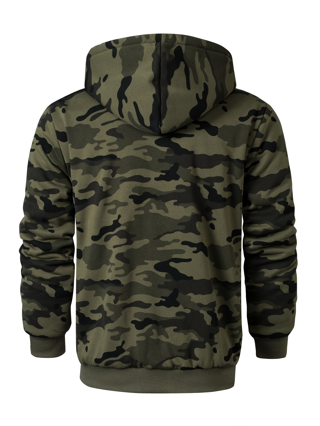 Men'S Outdoor Sports Hoodie in Camouflage, Soft And Warm - Hooded Sweatshirt Featuring a Kangaroo Pocket