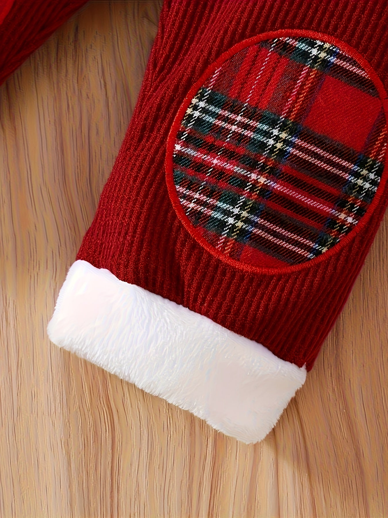 3pcs Baby Boys' Christmas Outfit Set - Elegant Black & Red Formal attire with, Long Sleeve Jumpsuit & Red Bib Pants, Easy-diaper change snaps, Holiday Party & Photo Shoot Clothing for Boys (Christmas Hat Included) - Ideal Chr