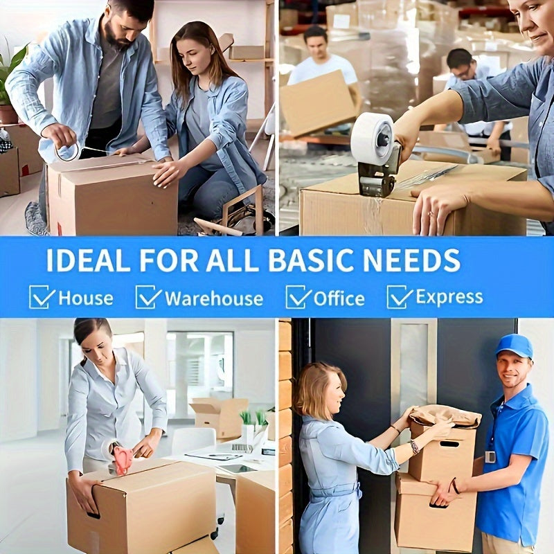 12 Rolls ASAVE Clear Packing Tape | Heavy Duty, Thicker Tape for Shipping, Moving, Sealing, 65 Yards Per Roll, 780 Total Yards