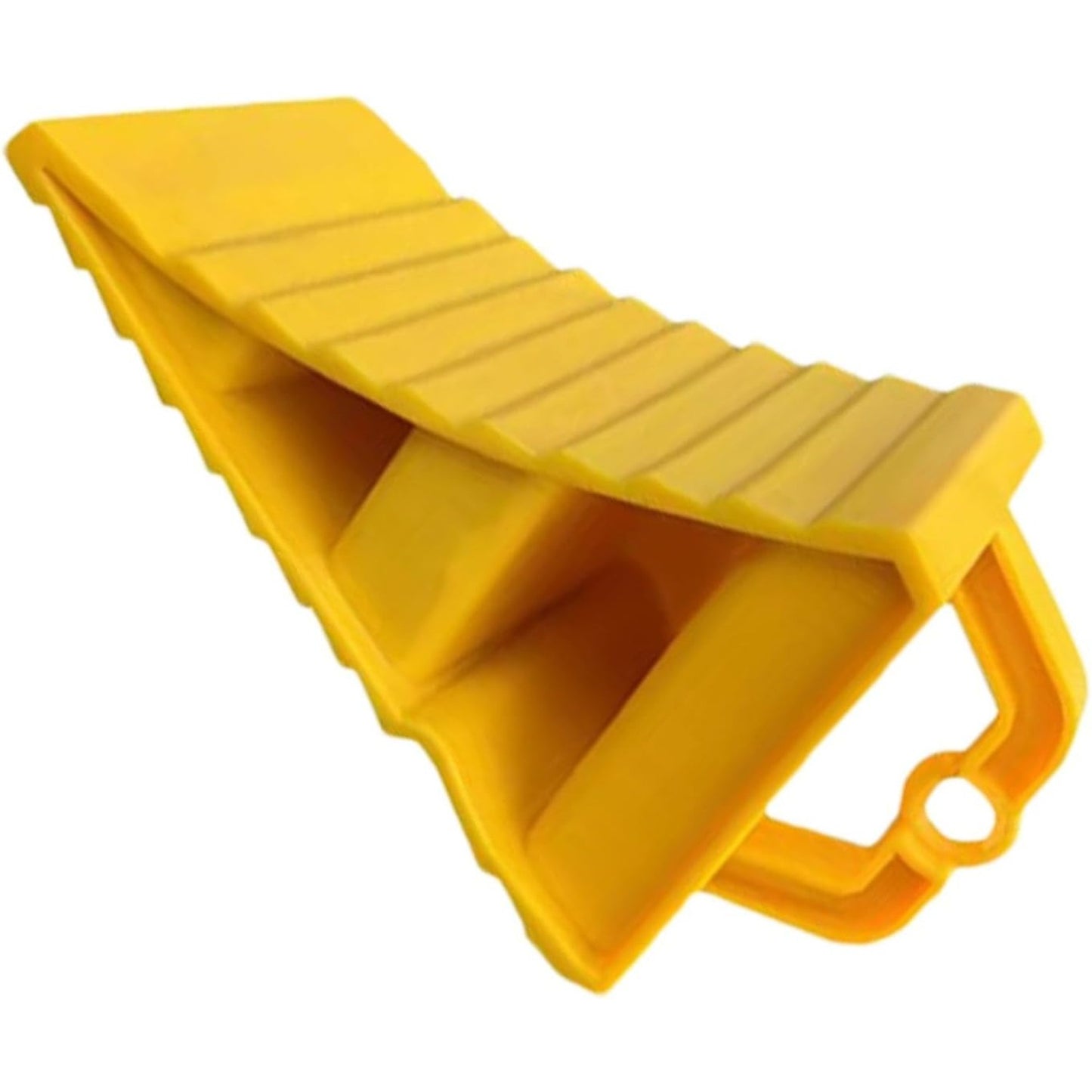 2pcs Wheel Stopper for Car | Multipurpose Anti-Slip Wheel Chocks | Anti-Slip Wheel Stopper | Portable Yellow Tire Chocks | Wear-Resistant Tire Stopper for Trucks,, Trailers, Car Wheel Stoppers For Garage, Trailer Equipment, S