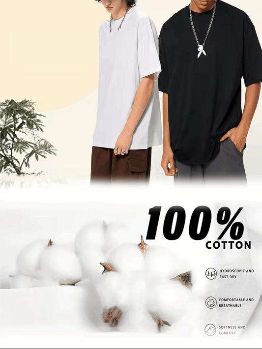 5 Piece of Blank TShirt For Men or women Unisex Casual Short Sleeve Tee 100% Heavy Cotton Crew Neck, Soft Adorable Tees Tops