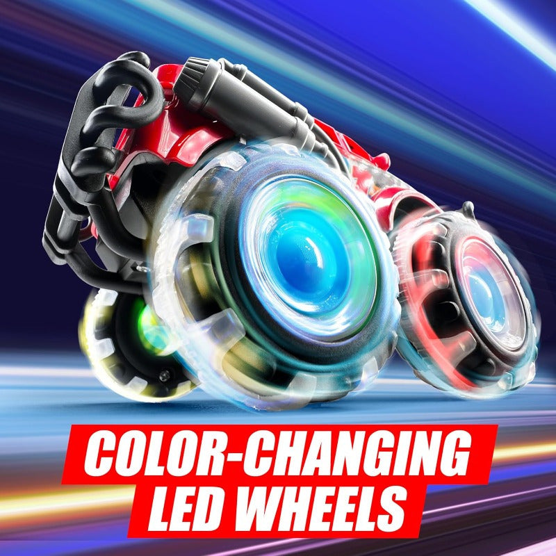 3 Pack Monster Truck Toy for Kids, Monster Toy Truck with Flashing LED Wheels -Friction-Powered- Light-Up Cars for Toddlers -Christmas Birthday Gifts for Boys And Girls