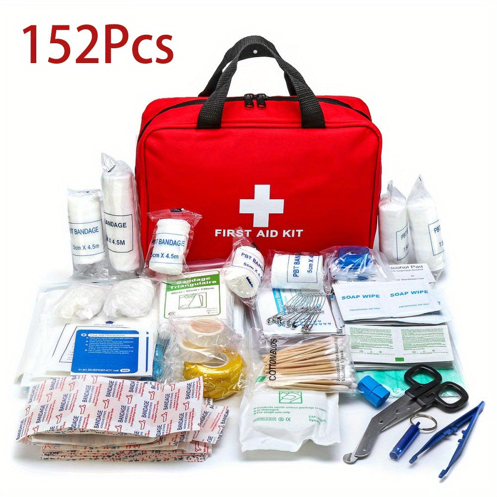 Adventure Essentials Emergency Kit - Hiking, Car Travel, Family Safety Medical Kit