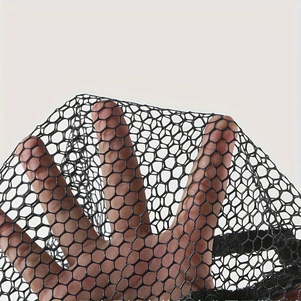 1pc Aluminum Alloy Retractable Triangular Fishing Net, Hand Copied Net, Foldable Fishing Net, With Telescopic Rod And EVA Handle