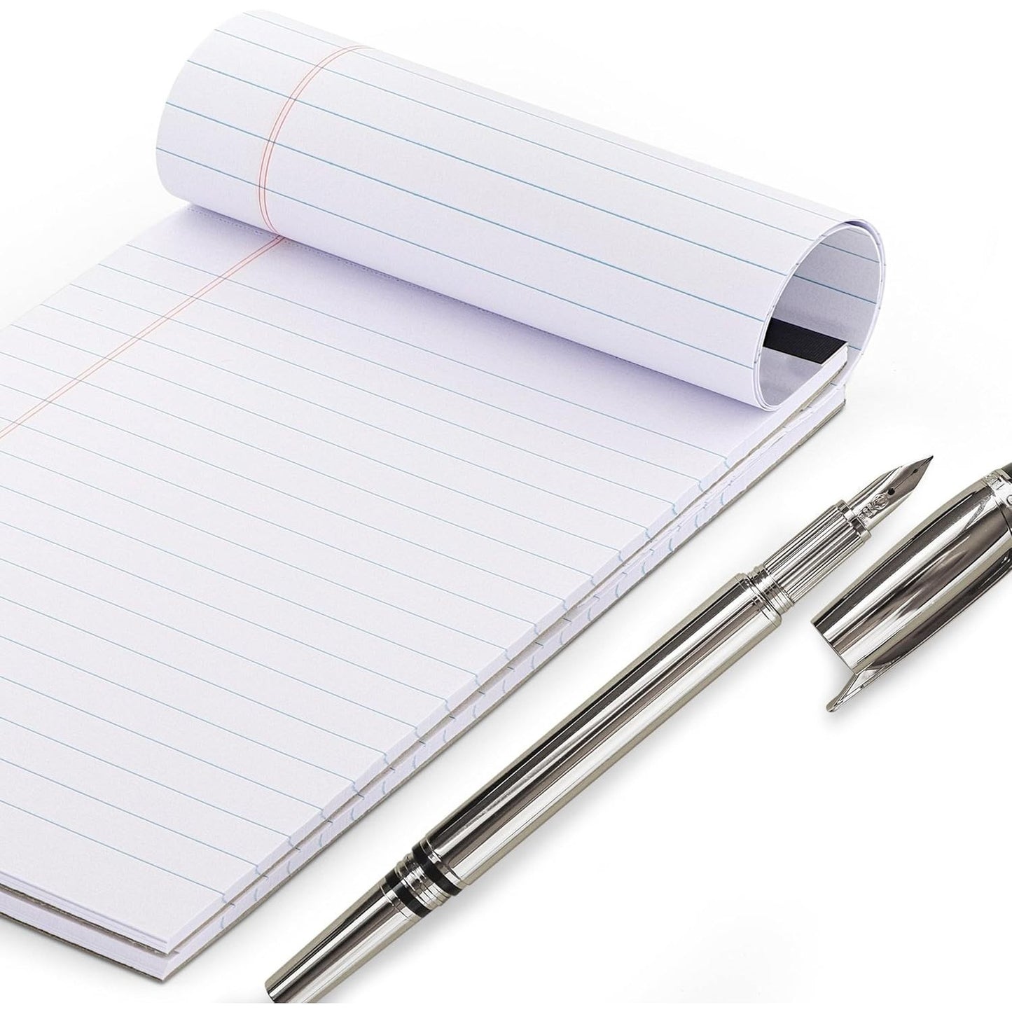 Enday Legal Pads 8.5 x 11 Inch, (12 Pack) 50 Sheets per Notepad, Note Pads, Legal Ruled Writing Pad with Perforated Pages, White Paper Legal Pad for Work and Note-Taking.
