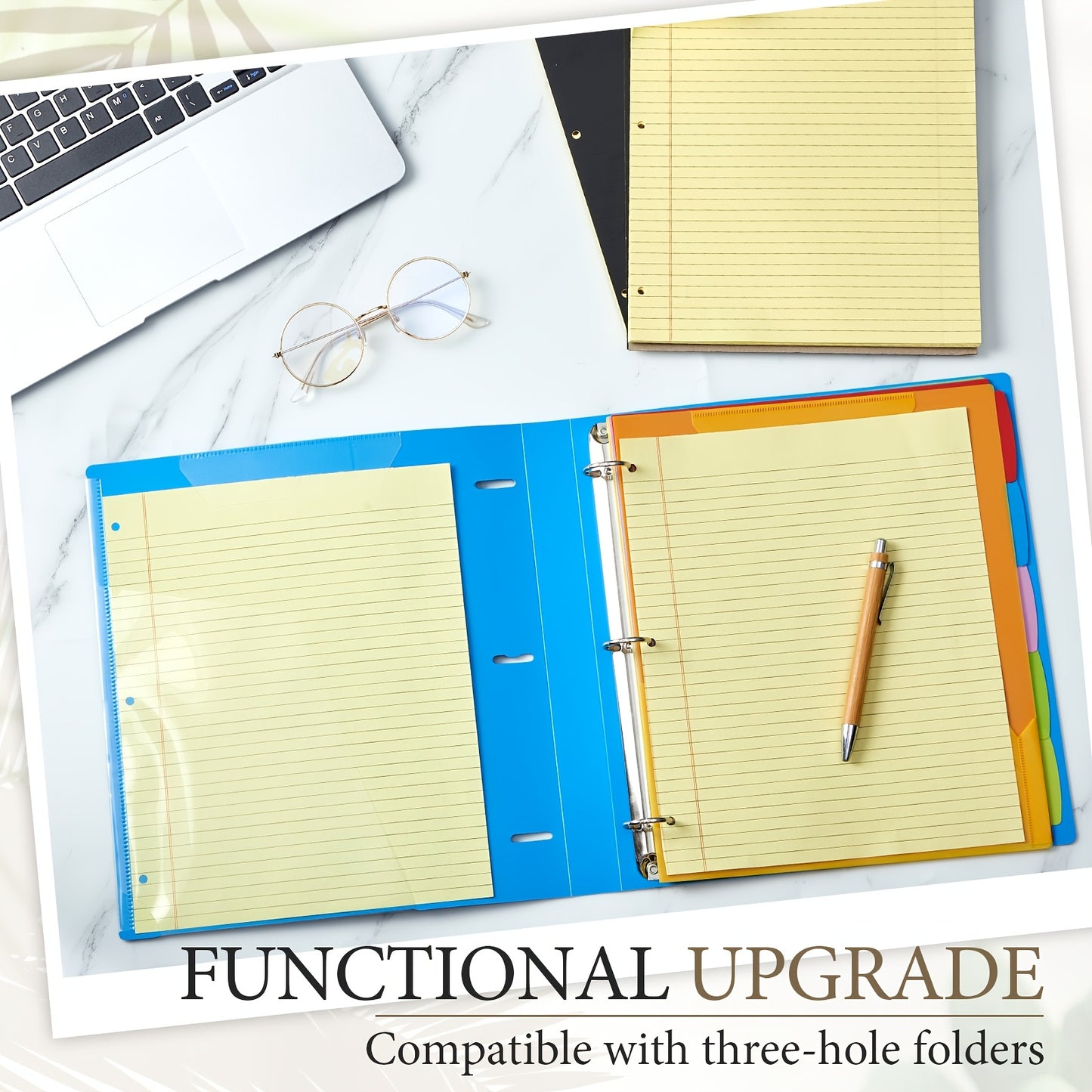 10pcs Legal Pads 3 Hole Punched Top Bound Spiral Notebook Tear Line For Easy Removal 8.5 X 11 In Hard Cardboard Paper College Ruled Notepad Spiral Note Pad For Office School And Closeout