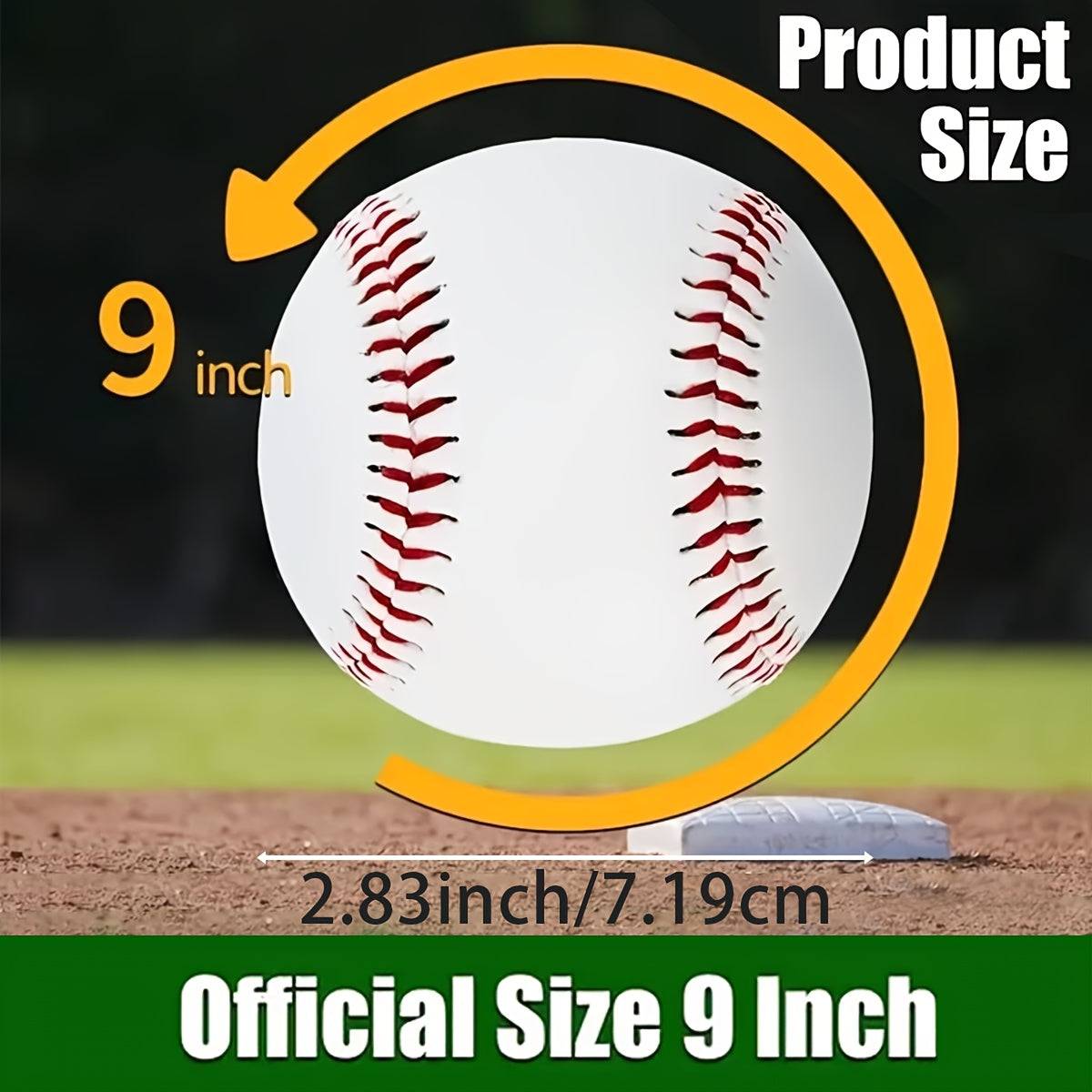 24 Package Of Baseballs, Unmarked. 9-inch Practice Baseballs, for Training And Practice, Suitable for League Games, Pitching, Batting, Hitting, Soft Throwing, Defense, Autographs, Gifts. Perfect for Batting And Pitching Pract
