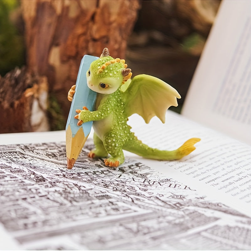 9pcs Suitable for Children's Desk Decoration, Adult Home Office, Or Anyone Who Loves Dragons! High Quality And Sturdy Resin Material Can Be Stored for A Long Time.