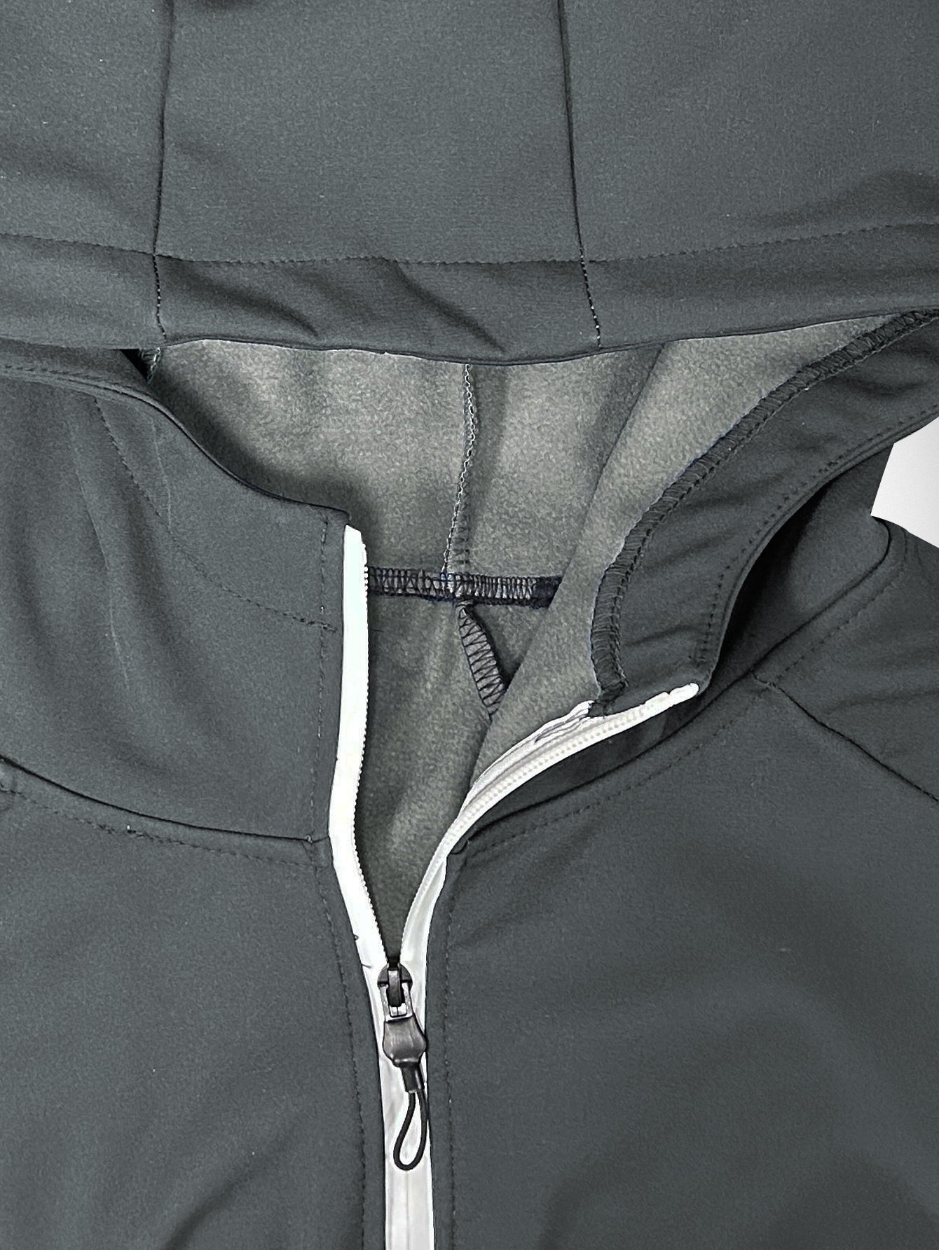 Men'S WindBreak Lightweight Athletic Gym Hooded Jacket - Full-Zip Workout Running Windbreaker with Pockets, Breathable, Full-Zip Closure & Hooded Design for Gym, Training, Outdoor Sports - Moisture-Wicking, Windproof, Casual