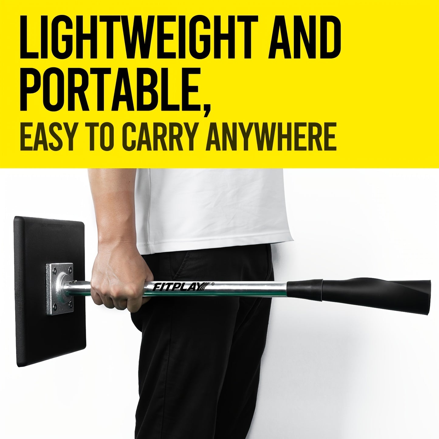 Heavy-Duty Baseball/Softball Batting Tee with Adjustable Height (25-37") - Portable Baseball/Softball Training Tee with Non-Slip Base, Sturdy Rubber Top - for Youngsters, Teens, Adults, Teams - Indoor/Outdoor Practice, Games